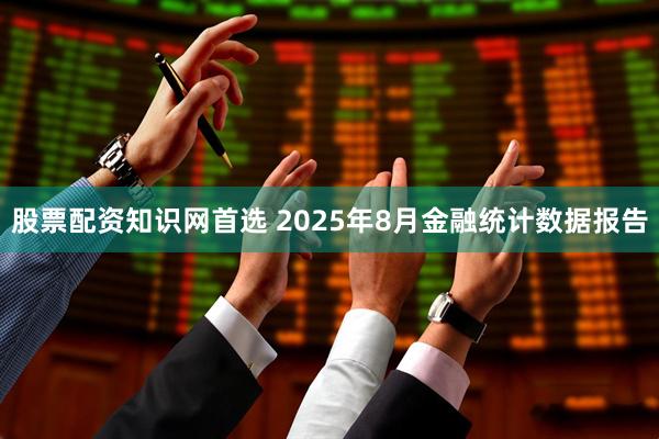 股票配资知识网首选 2025年8月金融统计数据报告